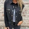 2025 Autumn Suede Jacket Long Sleeved Collar Jacket with Metal Zipper