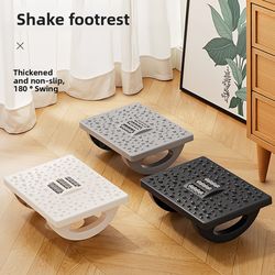 ergonomic under desk foot rest,180° rocking pedal with massage rollers for leg relaxation,office chair foot support