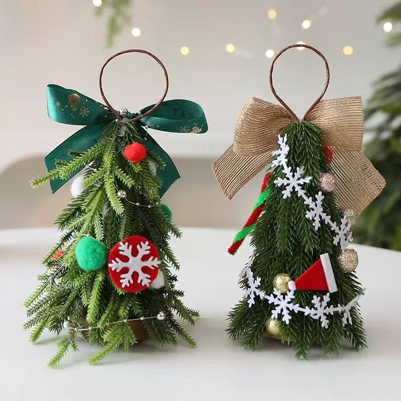 Party Decorations Desktop Mini Christmas Tree Ornaments Children Christmas Tree Home Bedroom New Ye 1