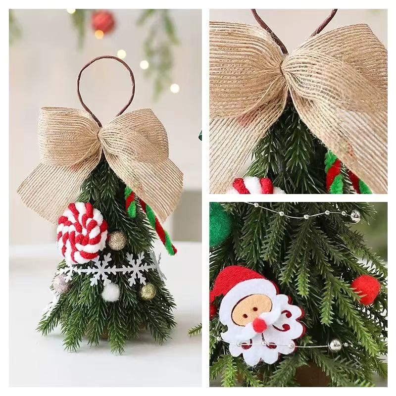 Party Decorations Desktop Mini Christmas Tree Ornaments Children Christmas Tree Home Bedroom New Ye 3