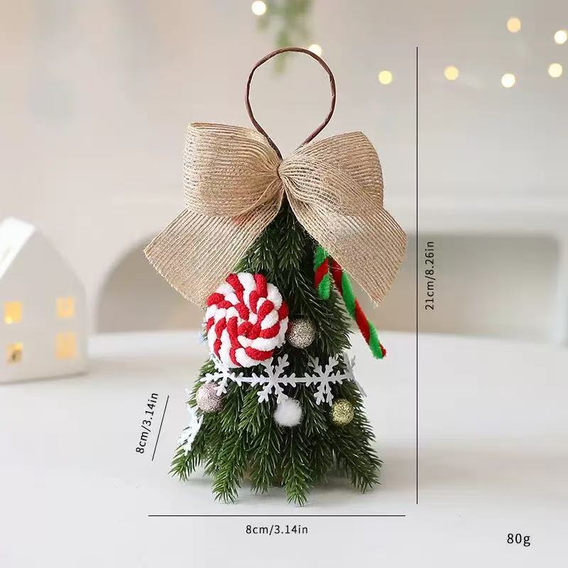 Party Decorations Desktop Mini Christmas Tree Ornaments Children Christmas Tree Home Bedroom New Ye 5