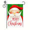 Outdoor decorative garden flag, One Santa Claus Happy Christmas holiday, , double sided garden flag for home