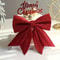 Holiday Dress Props Christmas Decorations DIY Accessories, Christmas Sequined Bow Christmas Tree Ornaments for Crafts