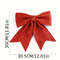 Holiday Dress Props Christmas Decorations DIY Accessories, Christmas Sequined Bow Christmas Tree Ornaments for Crafts