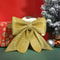 Holiday Dress Props Christmas Decorations DIY Accessories, Christmas Sequined Bow Christmas Tree Ornaments for Crafts