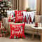 Christmas Ornament Pillow Case Set Merry Christmas Cushion Cover Home Decorations Navidad Gifts New 4