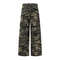 Autumn Winter Low Rise Jeans, Ladies Baggy Drawstring Mop Camouflage Pants Women American High Street
