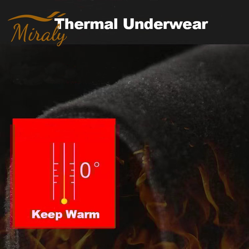 Winter Warm Men Underwear Set Fleece Thermal Long Compression Tights Sports Fitness Undershirts Tr