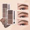 Waterproof Three Color Eyebrow Powder, Sweat Proof Natural Long Lasting, Three Dimensional Eyebrow Shape Palette