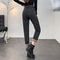 Winter Womens Warm Fleece Jeans, High Waist Thick Denim Pants, Plus Size Loose Harem Trousers