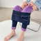 Womens Winter Jeans Fleece Lined Slim Pencil Trousers Elastic Waist Velvet Mom Denim Pants 5