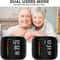 Rechargeable Wrist Blood Pressure Monitor Accurate Digital Tensiometer With Heart Rate LED Display