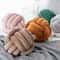 Handmade Knot Pillow Ball Round Throw Pillows Decorative Cushion Aesthetic Home Decor Khaki Cream P 0