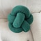 Braided Knot Round Ball Pillow Soft Elastic Hand Knitted Decorative Pillow For Couch 4