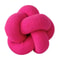Braided Knot Round Ball Pillow Soft Elastic Hand Knitted Decorative Pillow For Couch 9