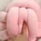 Handmade Knotted Pillow Inyahome Soft Knot Ball Throw Cushion Plush Decorative Round Pillow For Kid 2