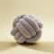 Woven Ball Pillow for Home Bedroom Decoration, Knotted Cushion with Backrest, Round Ball Shape Bed Cushion for Sofa