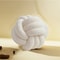 Woven Ball Pillow for Home Bedroom Decoration, Knotted Cushion with Backrest, Round Ball Shape Bed Cushion for Sofa