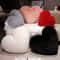 Heartshaped Cushion In Nordic Style Soft Throw Pillow Solid Color Pink White Black Ideal For Sofa O 0