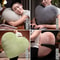Heartshaped Cushion In Nordic Style Soft Throw Pillow Solid Color Pink White Black Ideal For Sofa O 5