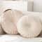 Round Pumpkin Pillow Pink Cushion Living Room Sofa Decorative Wheel Futon