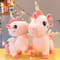 Cute Unicorn Pink Embroidery Pony Doll Pillow Cartoon Anime Plush Toy Birthday Gift For Girls 0