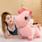 Cute Unicorn Pink Embroidery Pony Doll Pillow Cartoon Anime Plush Toy Birthday Gift For Girls 3