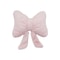 Rabbit Fur Comfortable Car Seat Cushion, Pink Bow Ribbon Couch Pillow