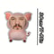 Quirky Customised Pink Pig DoubleSided Printed Face Cushion Pillow Fun Seat Cushion 1