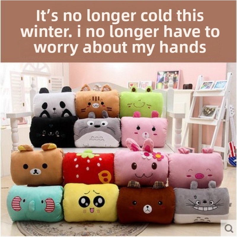 Cute Hand Warmer, Pillow Non-electric Sleeping Pillows, Gift for Children