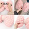 Cartoon Bowknot Car Waist Pillow Soft Pink Lumbar Support Headrest For Car Interior Decoration 2