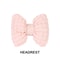 Cartoon Bowknot Car Waist Pillow Soft Pink Lumbar Support Headrest For Car Interior Decoration 7