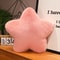 Soft Star Shape Stuffed Pillow New Moon Pattern Heart Plush Pink Color PP Cotton Valentine Day Gift 6