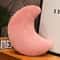 Soft Star Shape Stuffed Pillow New Moon Pattern Heart Plush Pink Color PP Cotton Valentine Day Gift 7