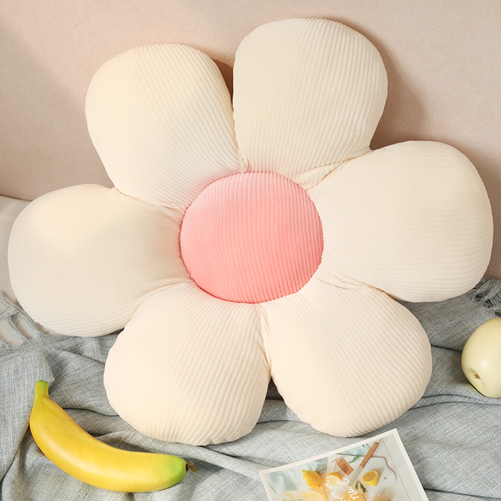 Six Petal Flower Cushion HighQuality Sunflower Pillow Pink Flower Bay Window Decor For Bedroom Seat 10
