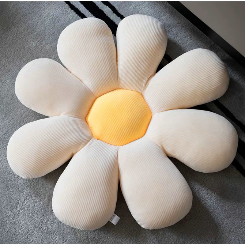 Six Petal Flower Cushion HighQuality Sunflower Pillow Pink Flower Bay Window Decor For Bedroom Seat 13