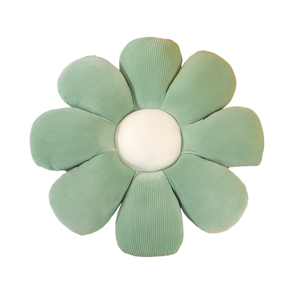 Pink Flower Pillow, Girly Room Decor Daisy Setting for Kids, Bedroom Bay Window Cushion