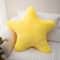 Colorful Star Plush Pillow Natural Sky Stuffed Cushion - Pink Yellow Blue Green Cream Sofa Chair Bed Decor