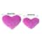 Comfortable PP Cotton Soft Heart Plush Pillow Red Pink Stuffed Heart Shape Decorative Pillow 1