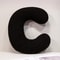 I Love U Soft Seat Cushion Black English Letters Plush Pillow For Back Support Sofa Chair Plushie D 8