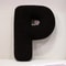 I Love U Soft Seat Cushion Black English Letters Plush Pillow For Back Support Sofa Chair Plushie D 21