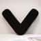 I Love U Soft Seat Cushion Black English Letters Plush Pillow For Back Support Sofa Chair Plushie D 27