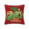 Red Merry Christmas Pillowcase Sofa Home Decor Cushion For Festive Vibes 7