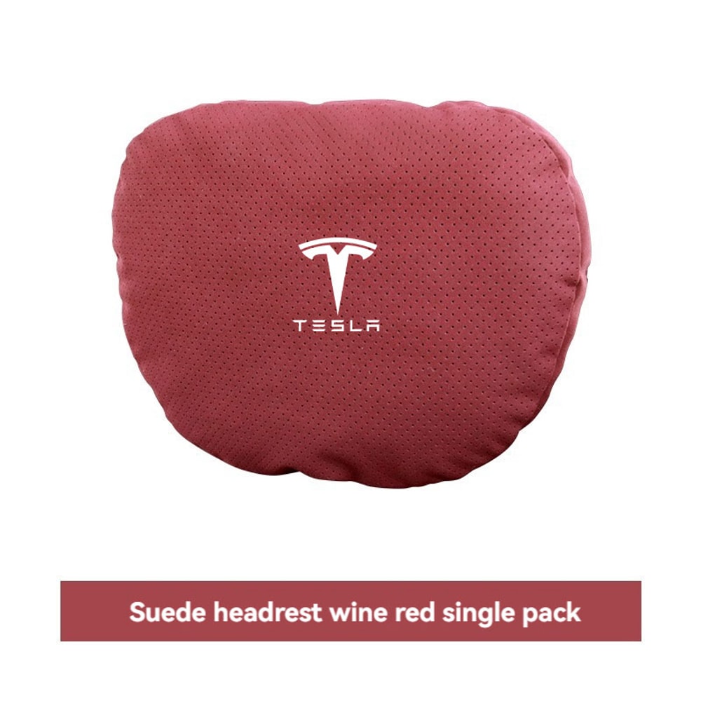 Tesla Interior Accessories Soft Neck Pillow For Car Headrest Neck Support Seat 6