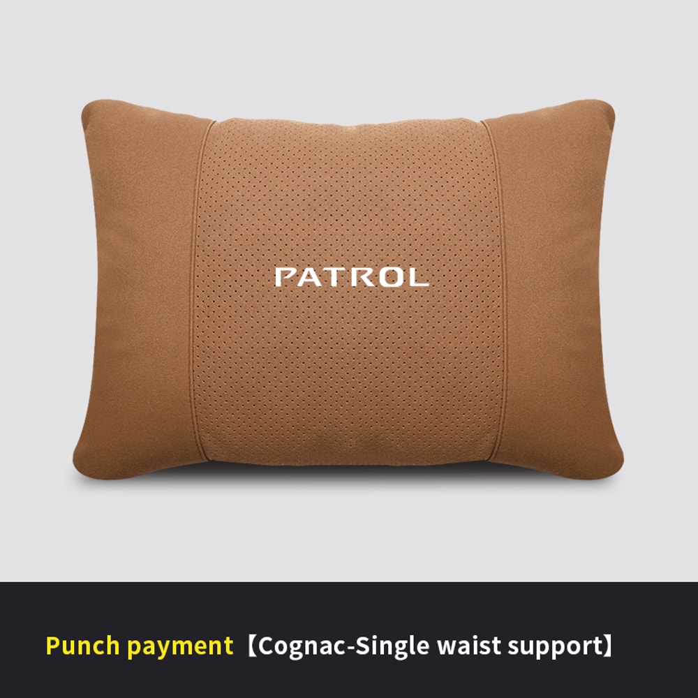 Neck Support Seat Lumbar Cushion Waist Rest For Nissan Patrol Auto Headrest Soft Neck Pillow 5