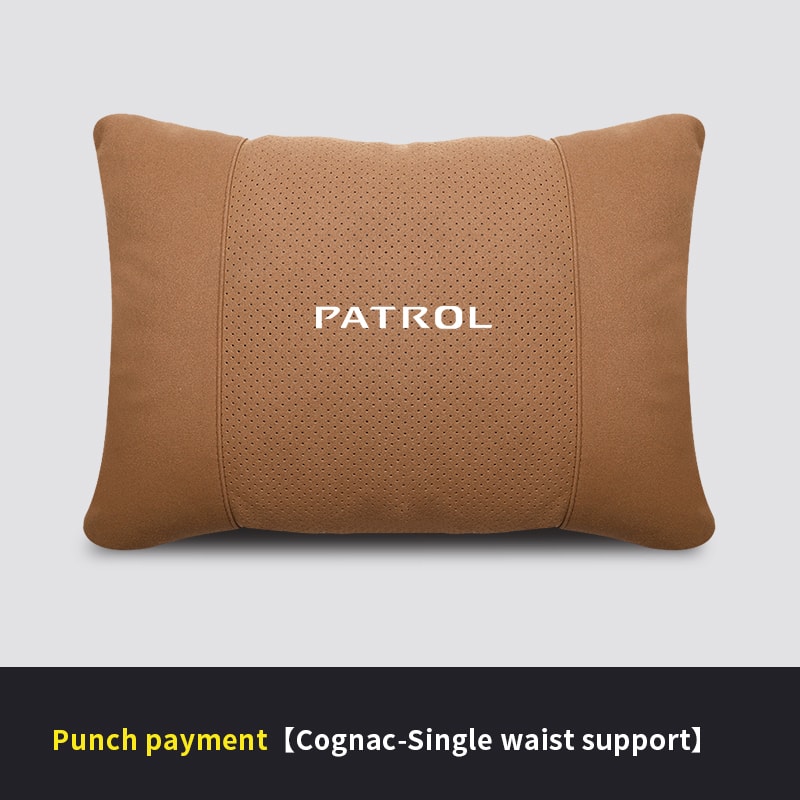 Neck Support Seat Lumbar Cushion Waist Rest For Nissan Patrol Auto Headrest Soft Neck Pillow 5