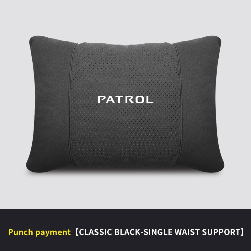 Neck Support Seat Lumbar Cushion Waist Rest For Nissan Patrol Auto Headrest Soft Neck Pillow 8