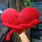 Cute Red Heartshaped Pillow Ins Sofa Ornament Bedroom Headboard Living Room Cushion 3