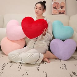 love expressing pillow stuffed soft cushion, plushie sofa chair gift in pink, red, green, purple