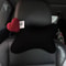 Car Pillow Ice Silk Mesh New Cute Cartoon Red Lover Hearts Auto Seat Headrest For Women 4